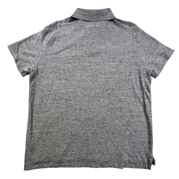 Polo Ralph Lauren Polo Shirt Mens XL Gray Custom Slim Fit Big Pony 3 Rugby Style - Picture 6 of 10